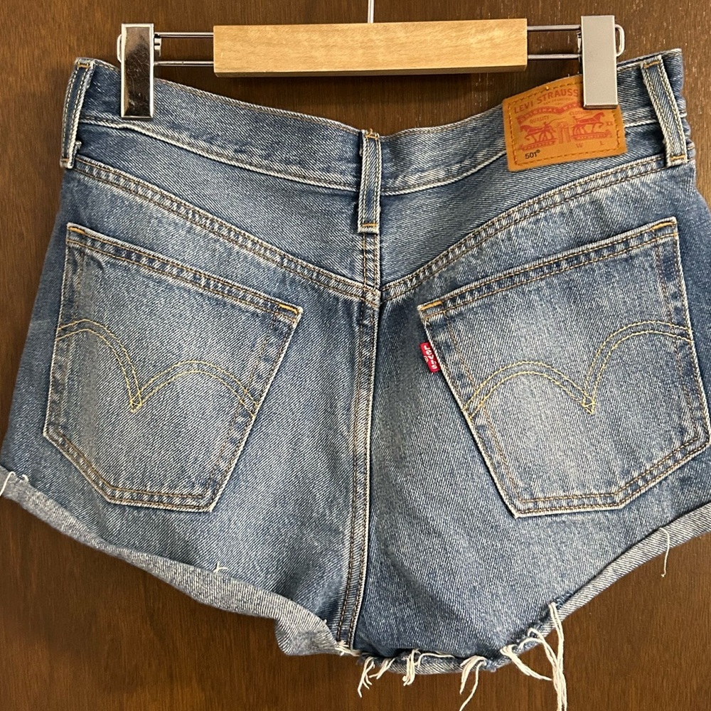 Levi's Classic Blue Denim Shorts